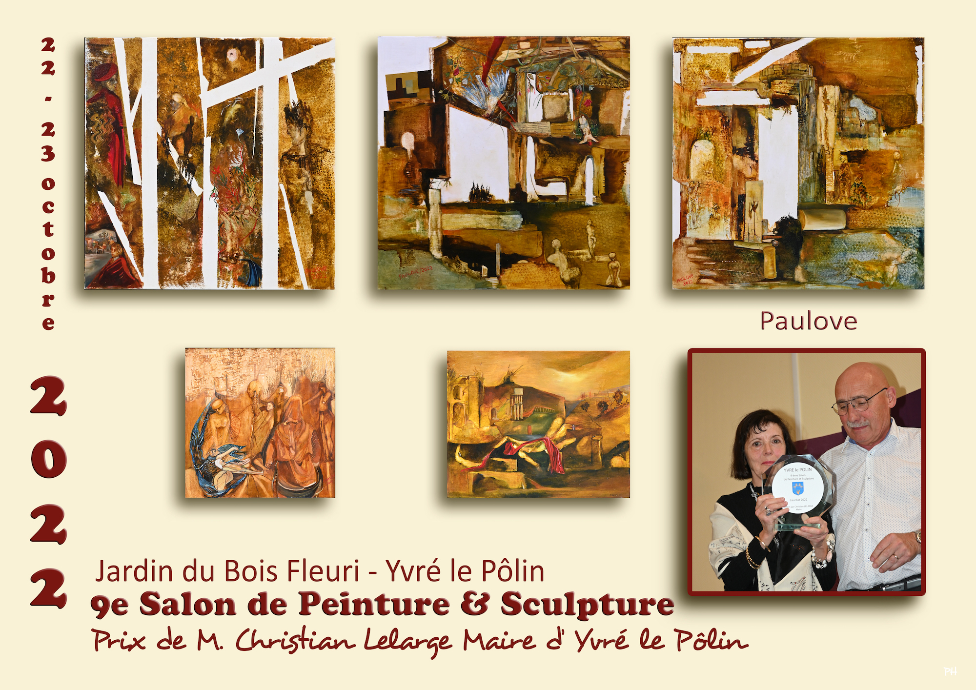 9éme salon de peinture et de sculpture d'Yvré le Pôlin